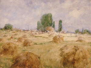 Field Of Wheat Shock by William Henry Holmes [1846–1933]